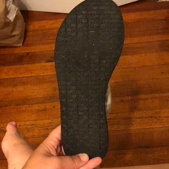 Sanuk grey yoga mat sandals size 9 - Picture 5 of 7